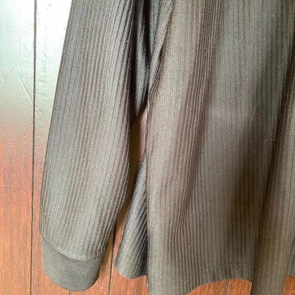 Haggar Men's Long Sleeve Polo Shirt Stretch 1/4 Zip Pullover Black XXL - Picture 6 of 8